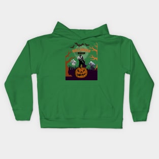 Spooky Creepy Halloween Season Kids Hoodie